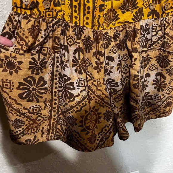 *NEW* Free People Palm Bay Printed Shortalls - Picture 6 of 14
